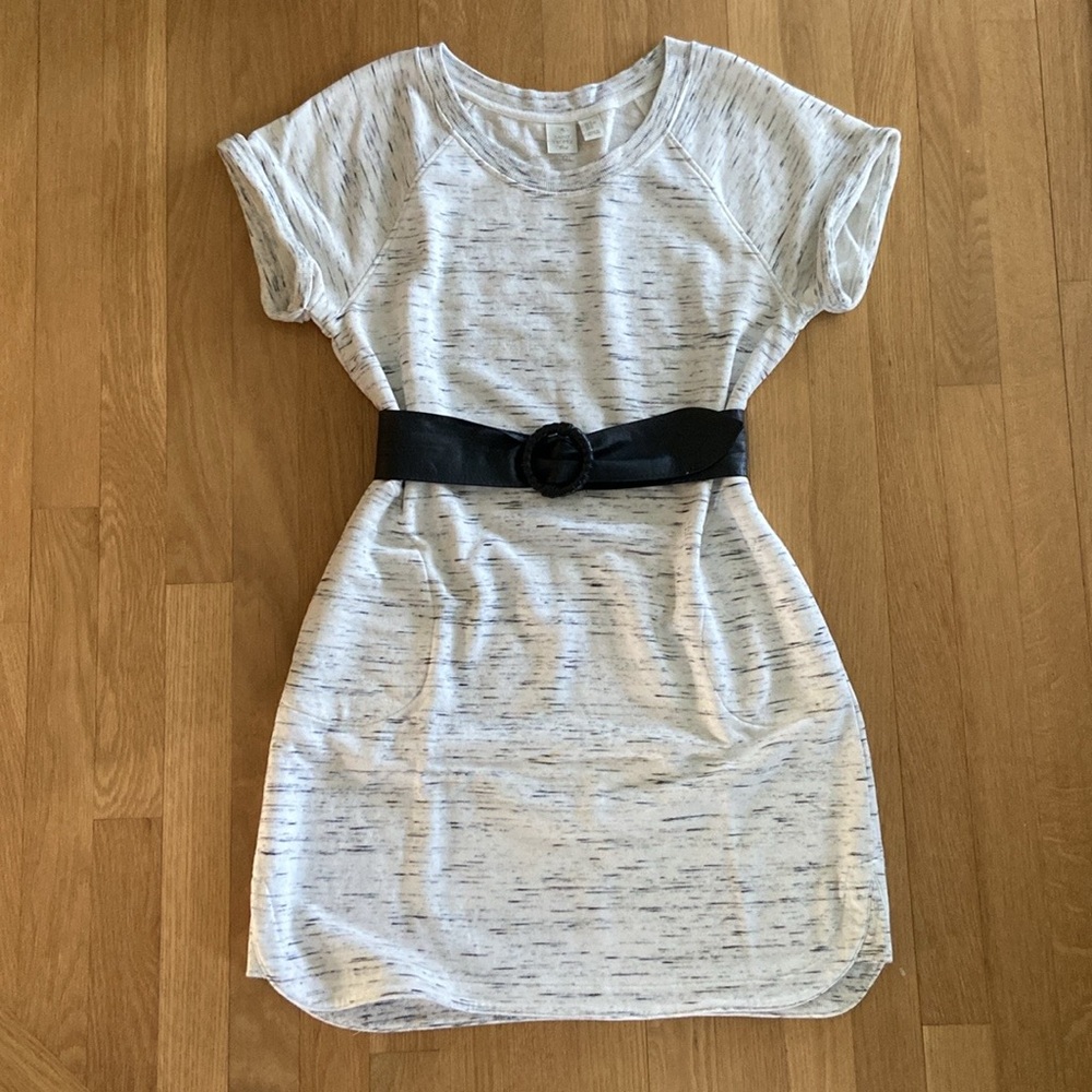 St Tropez West NWOT Soft Sweatshirt Dress w Pockets
